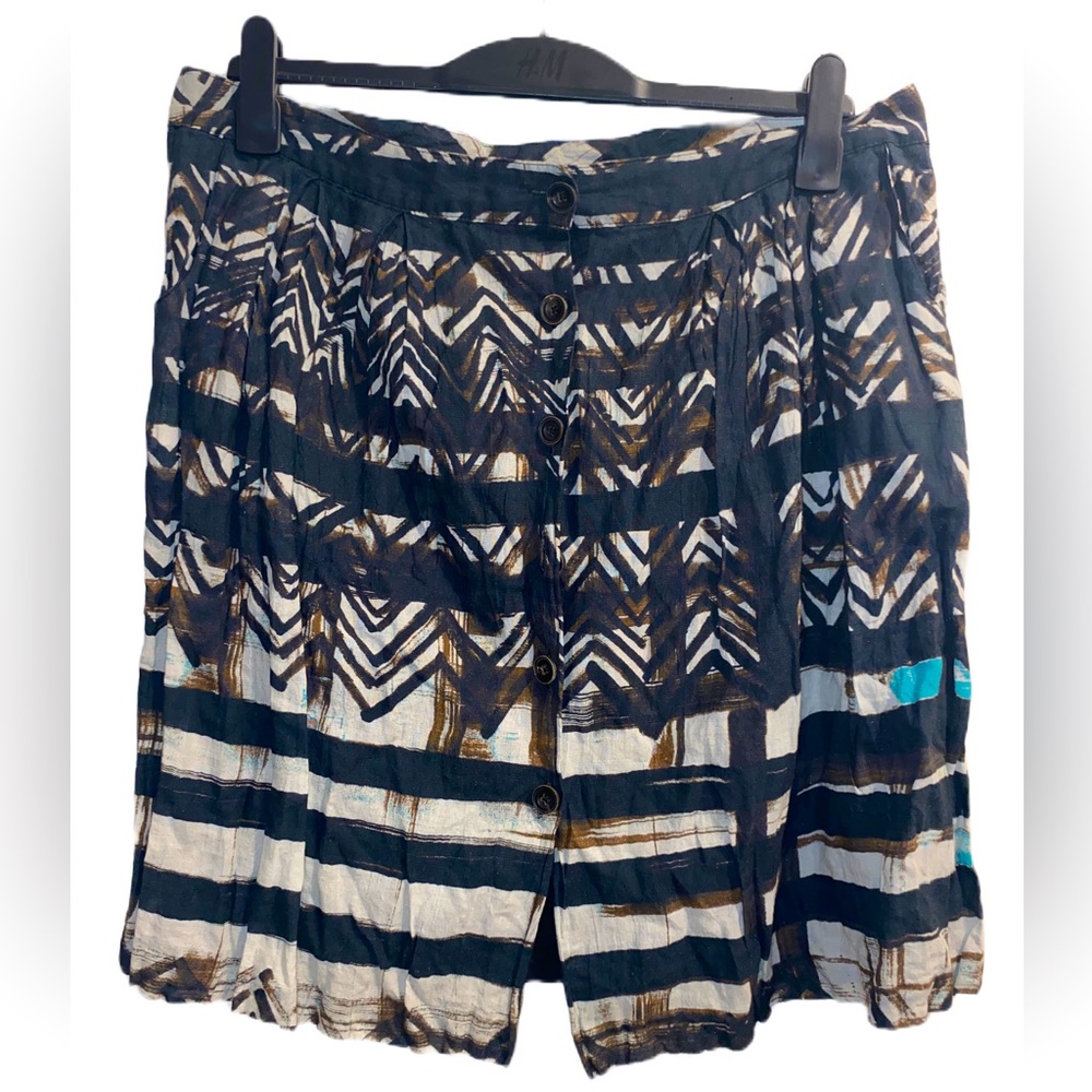 Peruvian Connection Midi Button Skirt - image 1